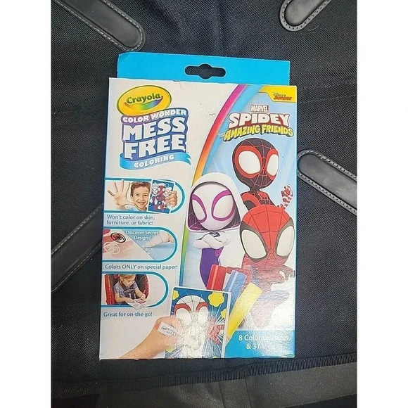 Crayola Color Wonder Marvel Spidey And His Amazing Friends Mess Free Color - Picture 1 of 2